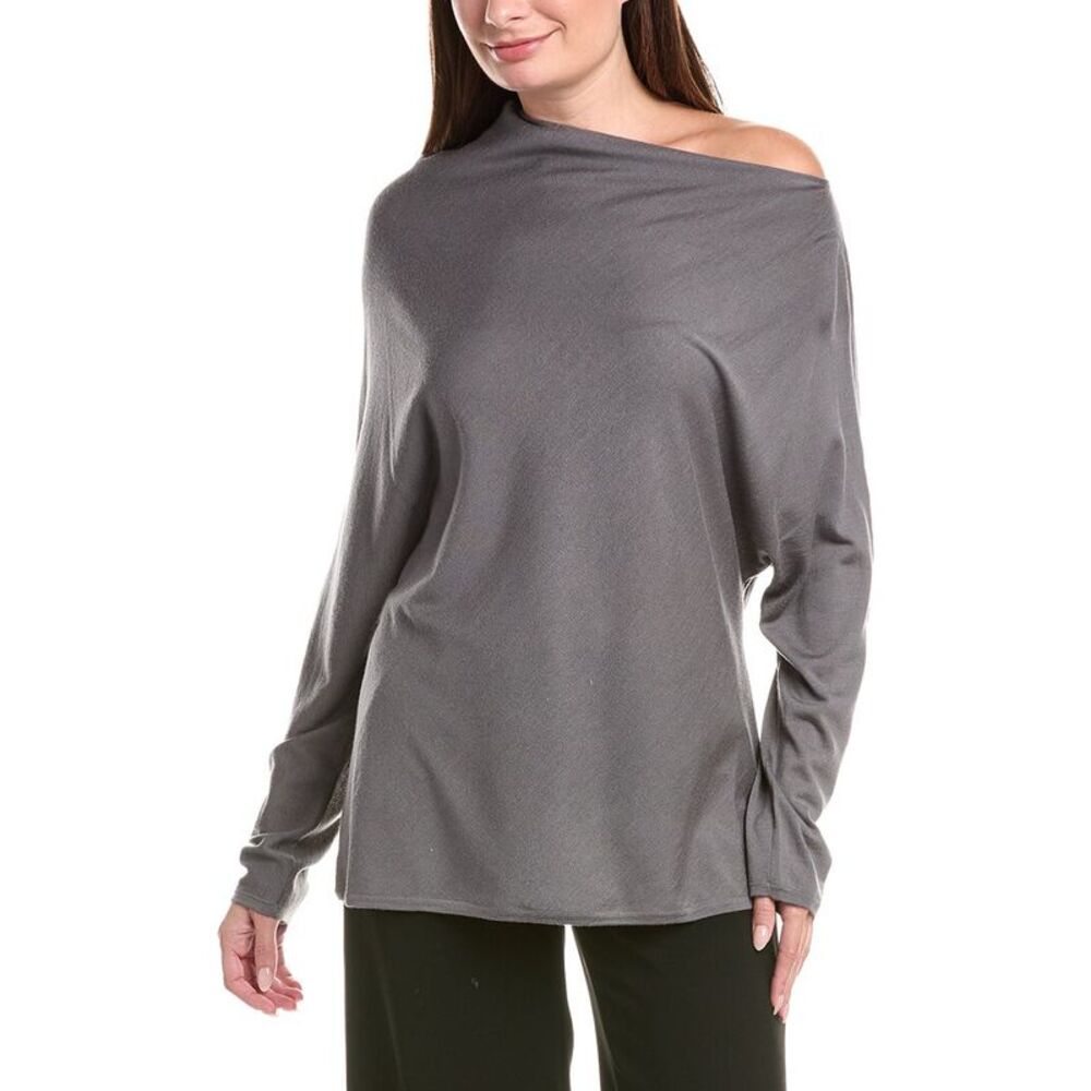 Lafayette 148 New York Womens  Asymmetric Sweater